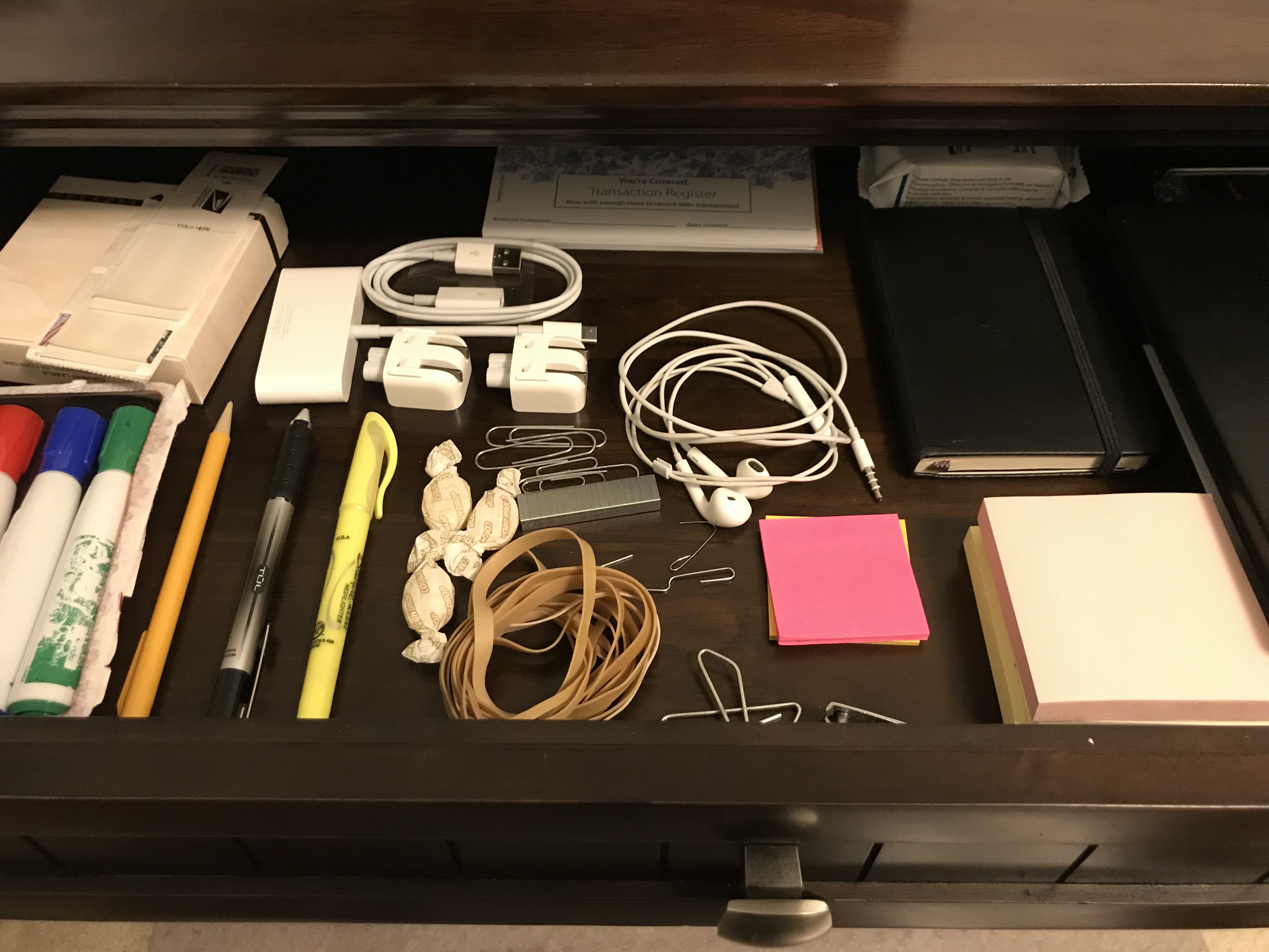 unclutter desk