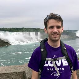 Kyle in Front of American Falls